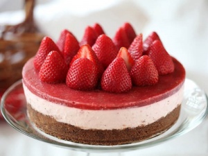 No-Bake-Strawberry-Cheesecake