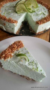 Low Carb Lime Coconut Cheesecake