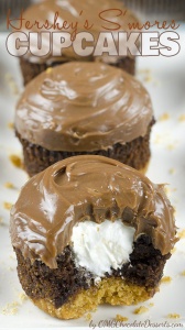 Hershey’s S’mores Cupcakes   