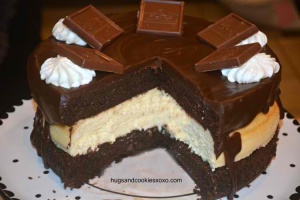 Chocolate Layer Cake Cheesecake
