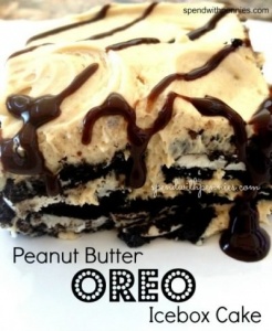 Peanut Butter Oreo Icebox Cake